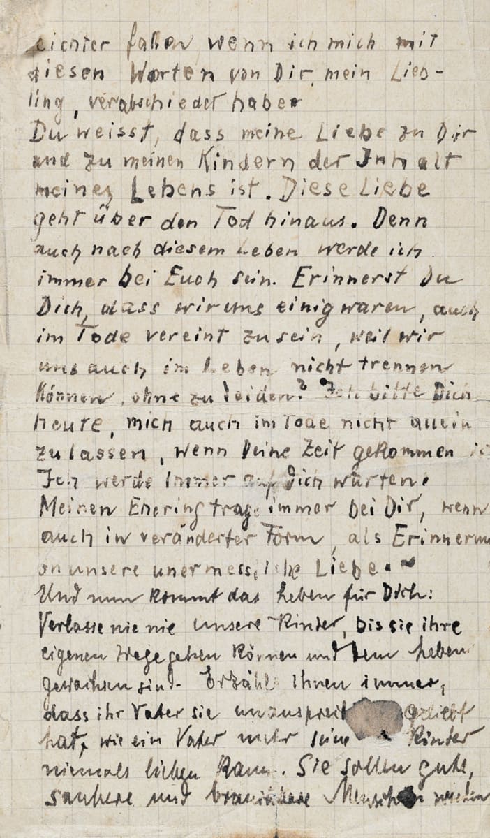 Miriam Rosen Hirsch Letter